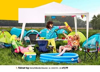 Promoties Fishnet top - Huismerk - Fun - Geldig van 19/06/2019 tot 23/07/2019 bij Fun