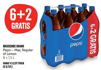 Promoties Bruisende drank pepsi - Pepsi - Geldig van 20/06/2019 tot 26/06/2019 bij Delhaize