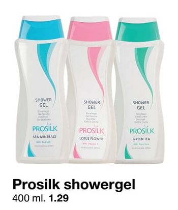 Promotions Prosilk showergel - Prosilk - Valide de 22/06/2019 à 28/06/2019 chez Zeeman