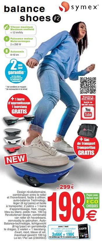 Promoties Balance shoes - Symex - Geldig van 25/06/2019 tot 08/07/2019 bij Cora