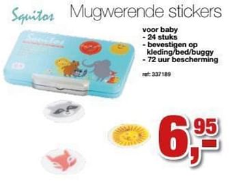 Promoties Mugwerende stickers - Huismerk - Paradisio - Geldig van 17/06/2019 tot 31/07/2019 bij Paradisio