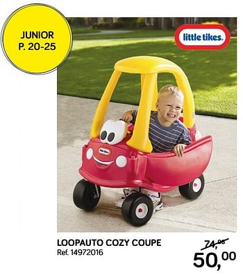 Promoties Loopauto cozy coupe - Little Tikes - Geldig van 25/06/2019 tot 23/07/2019 bij Supra Bazar
