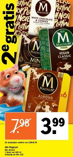 Promoties Magnum almond - Ola - Geldig van 24/06/2019 tot 30/06/2019 bij Albert Heijn