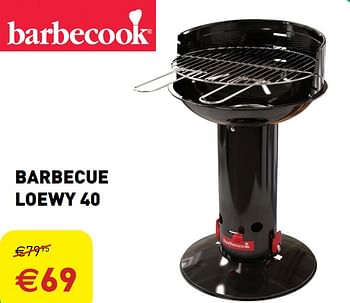 Promoties Barbecue loewy 40 - Barbecook - Geldig van 24/06/2019 tot 31/07/2019 bij Kangoeroe