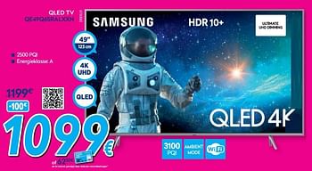 Promoties Samsung qled tv qe49q65ralxxn - Samsung - Geldig van 01/07/2019 tot 31/07/2019 bij Krefel