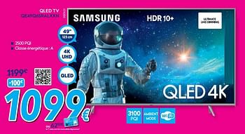 Promotions Samsung qled tv qe49q65ralxxn - Samsung - Valide de 01/07/2019 à 31/07/2019 chez Krefel
