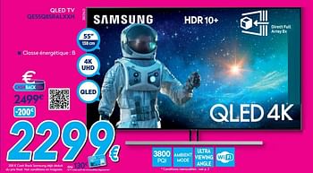 Promotions Samsung qled tv qe55q85ralxxn - Samsung - Valide de 01/07/2019 à 31/07/2019 chez Krefel