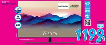 Promotions Samsung qled tv qe55q9fnal 2018 - Samsung - Valide de 01/07/2019 à 31/07/2019 chez Krefel