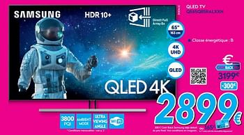 Promotions Samsung qled tv qe65q85ralxxn - Samsung - Valide de 01/07/2019 à 31/07/2019 chez Krefel