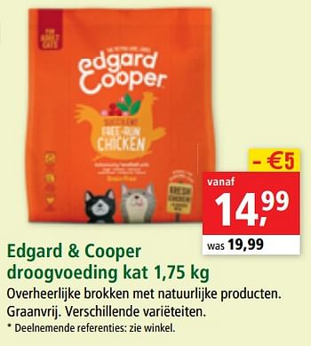 Promoties Edgard + cooper droogvoeding kat - Edgard & Cooper - Geldig van 03/07/2019 tot 10/07/2019 bij Maxi Zoo