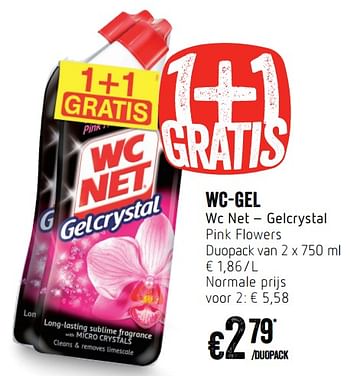 Promoties Wc-gel wc net - WC Net - Geldig van 27/06/2019 tot 03/07/2019 bij Delhaize
