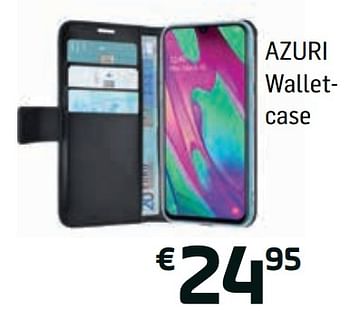 Promoties Walletcase - Azuri - Geldig van 26/06/2019 tot 31/07/2019 bij Base