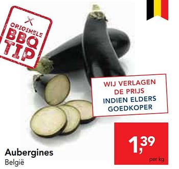 Promoties Aubergines - Huismerk - Makro - Geldig van 03/07/2019 tot 16/07/2019 bij Makro