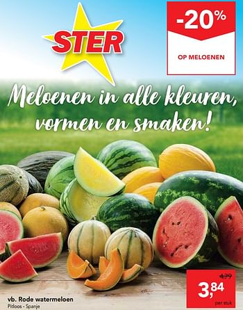 Promoties Rode watermeloen - Huismerk - Makro - Geldig van 03/07/2019 tot 16/07/2019 bij Makro