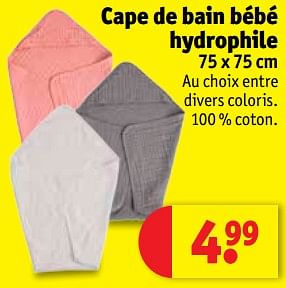 Promotion Kruidvat Cape De Bain Bebe Hydrophile Produit Maison Kruidvat Bebe Grossesse Valide Jusqua 4 Promobutler