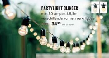 Promoties Partylight slinger - Huismerk - Free Time - Geldig van 25/06/2019 tot 28/07/2019 bij Freetime