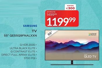 Promoties Samsung tv 55 qe55q9fnalxxn - Samsung - Geldig van 01/07/2019 tot 31/07/2019 bij Selexion