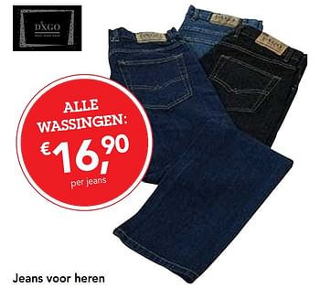 Promoties Jeans voor heren - DXGO - Geldig van 03/07/2019 tot 16/07/2019 bij Makro