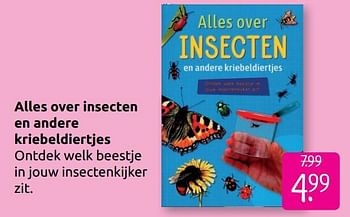 Promoties Alles over insecten en andere kriebeldiertjes - Huismerk - Boekenvoordeel - Geldig van 30/06/2019 tot 28/07/2019 bij BoekenVoordeel