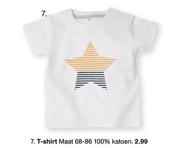 Promoties T-shirt - Huismerk - Zeeman  - Geldig van 29/06/2019 tot 31/12/2019 bij Zeeman