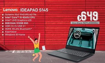 Promotions Lenovo ideapad s145 - Lenovo - Valide de 01/07/2019 à 15/08/2019 chez Compudeals