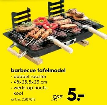 Promoties Barbecue tafelmodel - Handy - Geldig van 01/07/2019 tot 31/07/2019 bij Blokker