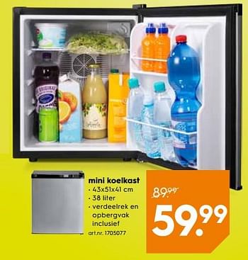 Huismerk - Blokker Mini koelkast Promotie bij Blokker