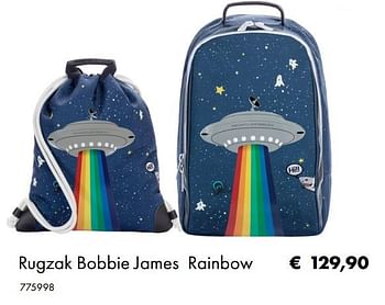 Promoties Rugzak bobbie james rainbow - Jeune Premier - Geldig van 01/08/2019 tot 31/08/2019 bij Multi Bazar