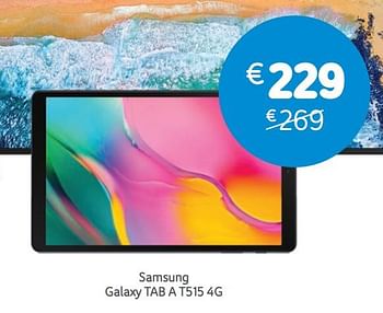 Promoties Samsung galaxy tab a t515 4g - Samsung - Geldig van 01/07/2019 tot 05/08/2019 bij Telenet