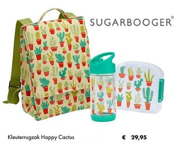 Promoties Kleuterrugzak happy cactus - Sugarbooger - Geldig van 03/07/2019 tot 31/08/2019 bij Multi Bazar
