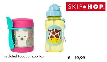 Promoties Insulated food jar zoo fox - Skip Hop - Geldig van 03/07/2019 tot 31/08/2019 bij De Kinderplaneet