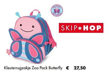 Promoties Kleuterrugzakje zoo pack butterfly - Skip Hop - Geldig van 03/07/2019 tot 31/08/2019 bij De Kinderplaneet