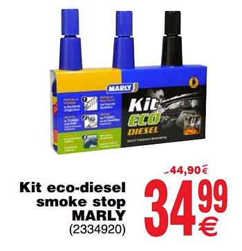 Promoties Kit eco-diesel smoke stop marly - Marly - Geldig van 09/07/2019 tot 22/07/2019 bij Cora