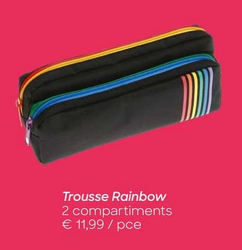 Promotions Trousse rainbow - Rainbow - Valide de 03/07/2019 à 08/09/2019 chez Ava
