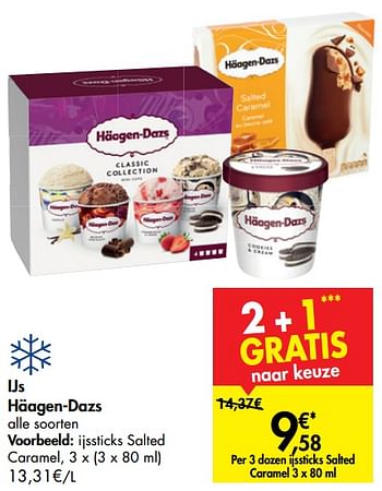 Promoties Ijs häagen-dazs - Haagen-Dazs - Geldig van 10/07/2019 tot 19/07/2019 bij Carrefour