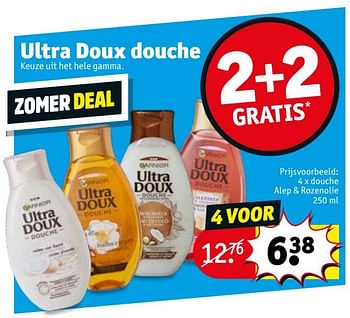Promoties Ultra doux douche - Ultra Doux - Geldig van 09/07/2019 tot 21/07/2019 bij Kruidvat