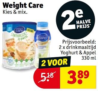 Promoties Weight care - Huismerk - Kruidvat - Geldig van 09/07/2019 tot 21/07/2019 bij Kruidvat