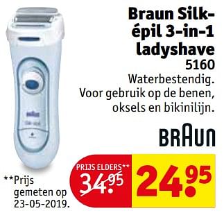 maandag statistieken voetstuk Braun Braun silképil 3-in-1 ladyshave - Promotie bij Kruidvat