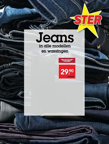 Promoties Jeans in alle modellen en wassingen - Hero by John Medoox - Geldig van 17/07/2019 tot 30/07/2019 bij Makro