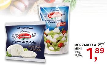 Promoties Galbani mozzarella mini - Galbani - Geldig van 10/07/2019 tot 23/07/2019 bij C&B