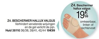 Promoties Beschermer hallux valgus - Huismerk - Damart - Geldig van 03/07/2019 tot 31/07/2019 bij Damart