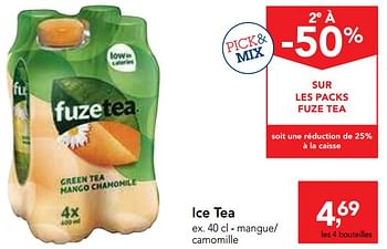 Promoties Ice tea - FuzeTea - Geldig van 17/07/2019 tot 30/07/2019 bij Makro
