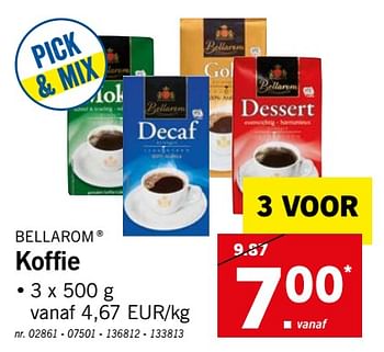 Promoties Koffie - Bellarom - Geldig van 22/07/2019 tot 27/07/2019 bij Lidl