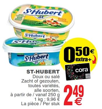 Promoties St-hubert - St. Hubert - Geldig van 16/07/2019 tot 22/07/2019 bij Cora