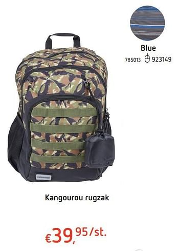 Promotions Kangourou rugzak stripes blue - Kangourou - Valide de 25/07/2019 à 04/09/2019 chez Dreamland