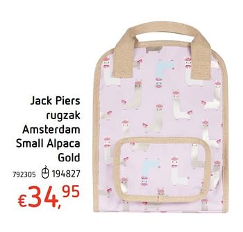 Promotions Jack piers rugzak amsterdam small alpaca gold - Jack Piers & Co - Valide de 25/07/2019 à 04/09/2019 chez Dreamland