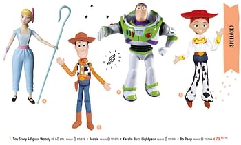 Promoties Toy story 4 figuur woody - Toy Story - Geldig van 25/07/2019 tot 04/09/2019 bij Dreamland