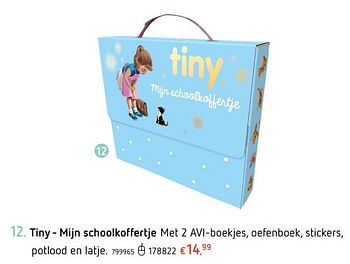 Promoties Tiny - mijn schoolkoffertje - Huismerk - Dreamland - Geldig van 25/07/2019 tot 04/09/2019 bij Dreamland