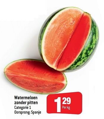 Promoties Watermeloen zonder pitten - Huismerk - Smatch - Geldig van 17/07/2019 tot 23/07/2019 bij Smatch