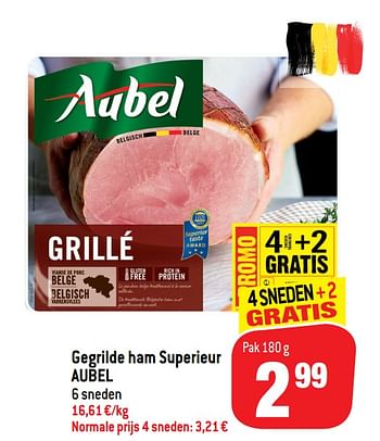 Promoties Gegrilde ham superieur aubel - Aubel - Geldig van 17/07/2019 tot 23/07/2019 bij Match
